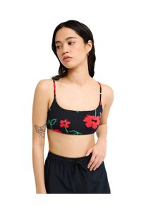 Triangel-Bikini-Top Quiksilver "Viacha", Damen, Gr. L, Cup B, schwarz street floral 32, Obermaterial: 87% Nylon, 13% Elasthan;, Bikini-Oberteile Triangel-Bikini-Top