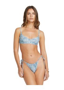 Bade-Shirt Billabong "Trippin Tides", Damen, Gr. XL, Cup B, blau (denim), Obermaterial:78% Nylon 22% Elasthan;, Bikini-Oberteile Bade-Shirt