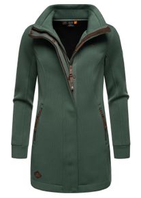 Kurzjacke Ragwear "Sweatjacke Letrice Bonded", Damen, Gr. M, gr&uuml;n (pine gr&uuml;n), Obermaterial: 100% Polyester PES. Futter: 100% Polyester PES., Jacken Kurzjacke