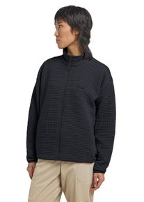 Fleecejacke Jack Wolfskin "MOGARI FZ W", Damen, Gr. XS, schwarznavy, Obermaterial: 95% Polyester, 5% sonstige Fasern. Futter: 100% Polyester, Jacken Fleecejacke