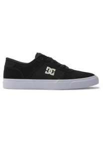 Sneaker DC Shoes "Teknic", Herren, Gr. 9,5(42,5), schwarz-wei&szlig; (schwarz, wei&szlig;), Obermaterial:Obermaterial: Leder (Kuh) / Futter: Textil / Au&szlig;ensohle: Gummi;, Schuhe Sneaker