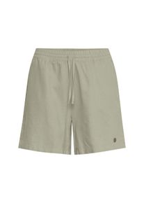 Bermudas oxmo "Bermuda OXAlgea", Damen, Gr. 34, N-Gr, gr&uuml;n (seagrass), Obermaterial: 55% Leinen LI. 45% Viskose CV., Hosen Bermudas