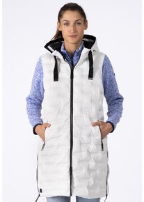 Funktionsweste LPO "TESSY II LONG", Damen, Gr. 40 (M), wei&szlig;, 100% Polyester, Westen Funktionsweste, auch in Gro&szlig;en Gr&ouml;&szlig;en erh&auml;ltlich