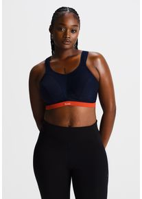 Sport-BH Shock Absorber "ACTIVE D+CLASSIC SN109 SA D+MAX BRA", Damen, Gr. 85, Cup F, blau (nny, ns), Obermaterial: 57% Polyamid, 39% Polyester, 4% Elasthan, BHs Sport-BH, f&uuml;r Teens, sportlicher Stil, f&uuml;r sportliche Aktivit&auml;ten