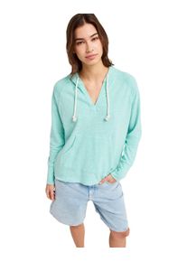 Hoodie Roxy "Destination Surf", Damen, Gr. XL, pool blau, Obermaterial: 55% Walkfrottier, 45% Microfaser;, Sweatshirts Hoodie