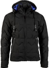 Steppjacke DEPROC Active "GILMOUR THORN Men", Herren, Gr. M (50), schwarz, 100% Polyester, bequem, mit innenliegendem Gummizug, Jacken Steppjacke, auch in Gro&szlig;en Gr&ouml;&szlig;en erh&auml;ltlich