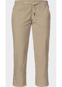 Sch&ouml;ffel 3/4-Hose SCH&Ouml;FFEL "Pants Rangun L", Damen, Gr. 46, Normalgr&ouml;&szlig;en, 4705, beige, Oberstoff: 95% Nylon, 5% Elasthan, Hosen 3/4-Hose
