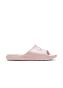 Badesandale Nike Sportswear "VICTORI ONE SHOWER SLIDE", Damen, Gr. 42, beige (rosa), Synthetik, kontrastfarbene Details, unifarben, Schuhe Badesandale, Badelatschen