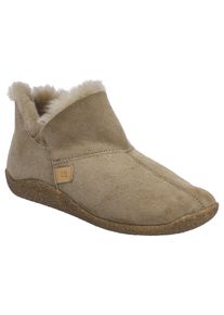 Hausschuh Josef Seibel "Vinny 07", Damen, Gr. 37, beige, Lammfell, Basic, Schuhe Hausschuh, H&uuml;ttenschuh, Hausstiefel, Pantoffel mit Lammfell