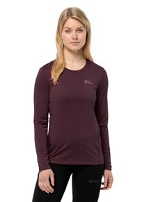 Rundhalspullover Jack Wolfskin "SKY THERMAL L/S W", Damen, Gr. L (42/44), amaranth, Obermaterial: 100% Polyester, Pullover Rundhalspullover