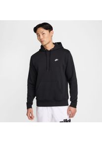 Kapuzensweatshirt Nike Sportswear "M NK CLUB BB PO HOODIE", Herren, Gr. M, schwarz, schwarz, wei&szlig;, Jersey, Obermaterial: 80% Baumwolle, 20% Polyester, normal, Rundhals, Sweatshirts Kapuzensweatshirt, mit K&auml;ngurutasche, mit angesetztem B&uuml;ndchen, ohne Verschluss