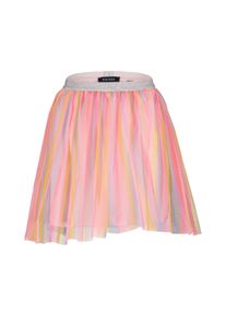 T&uuml;llrock Blue Seven, M&auml;dchen, Gr. 128, rosa, Jersey, Obermaterial: 100% Baumwolle, bedruckt, gestreift, Basic knieumspielend, R&ouml;cke T&uuml;llrock, in Midi-L&auml;nge