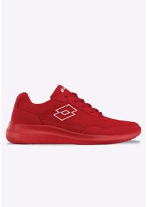 Sneaker Lotto, Herren, Gr. 38, rot (rot, wei&szlig;), Synthetik, Textil, Schuhe Sneaker, - besonders leicht & bequem