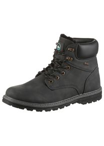 Winterboots Polarino "Trelleborg", Damen, Gr. 46, grau (anthrazit), Lederimitat, Schuhe Winterboots, mit extra Profillaufsohle