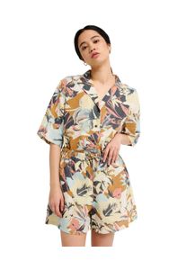 Shorts Quiksilver "Ludden", Damen, Gr. L, garden glade interact floral, Obermaterial: 97% Walkfrottier, 3% Elasthan;, Hosen Shorts