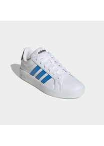 Sneaker adidas Sportswear "GRAND COURT 3.0 KINDER UND TEENS", M&auml;dchen, Gr. 40, cloud wei&szlig;, lucid ray blau, aurora onix, Synthetik, Textil, Schuhe Sneaker, f&uuml;r Kinder & Jugendliche