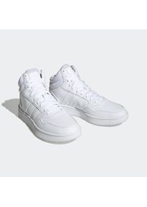 Sneaker adidas Sportswear "HOOPS 3.0 MID", Herren, Gr. 46, wei&szlig; (cloud wei&szlig;, cloud wei&szlig;, cloud wei&szlig;), Synthetik, Textil, Schuhe Sneaker