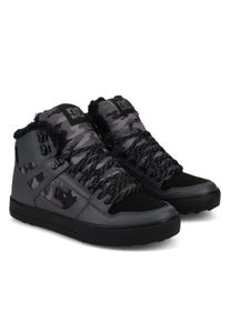 Winterboots DC Shoes "Pure High WNT", Herren, Gr. 8(40,5), schwarz (schwarzgrau, schwarz), Obermaterial: Leder / Futter: Textil / Au&szlig;ensohle: Gummi, Schuhe Winterboots