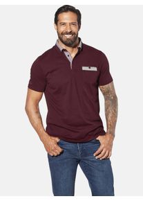 Poloshirt Jan Vanderstorm "Poloshirt LARSGAARD", Herren, Gr. XL, rot (dunkelrot), Obermaterial: 100% Baumwolle CO., Shirts Poloshirt