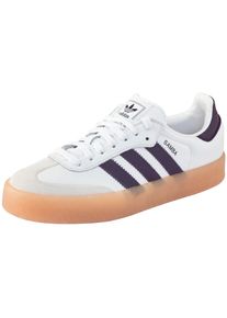 Sneaker adidas originals "SAMBAE", Damen, Gr. 38, lila (cloud wei&szlig;, sanftes wei&szlig;, aurora plum), Leder, Schuhe Sneaker