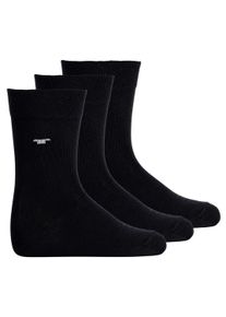 Kurzsocken Tom Tailor "Socken 3er Pack", M&auml;dchen, Gr. 35-38, schwarz, Obermaterial: 77% Baumwolle CO. 20% Polyamid PA. 3% Elasthan EL., Socken Kurzsocken