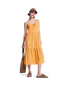 A-Linien-Kleid Roxy "Down The Line", Damen, Gr. XXL, US-Gr&ouml;&szlig;en, papaya, Obermaterial: 60% Walkfrottier, 40% Viskose;, Kleider A-Linien-Kleid