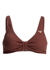 Triangel-Bikini-Top Roxy "Roxy Sunshine", Damen, Gr. XXL, Cup B, cappuccino, Obermaterial: 89% Microfaser, 11% Elasthan;, Bikini-Oberteile Triangel-Bikini-Top