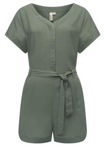 Jumpsuit Ragwear "Jumpsuit Salwin Solid", Damen, Gr. XXL, N-Gr, gr&uuml;n (baltic), Obermaterial: 100% Viskose CV., Overalls Jumpsuit