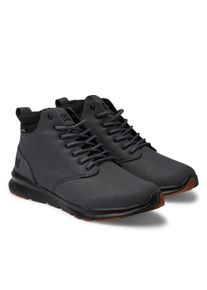 Stiefel DC Shoes "Mason 2", Herren, Gr. 9(42), grau (dunkelgrau, schwarz), Obermaterial:Obermaterial: Leder [Kuh] / Futter: Textil / Au&szlig;ensohle: Gummi;, Schuhe Stiefel