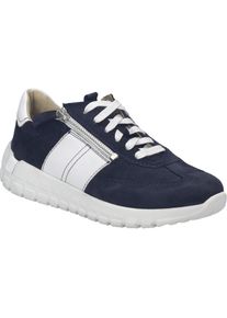 Sneaker Josef Seibel "Gabby 01, dunkelblau-kombi", Damen, Gr. 38, blau (dunkelblau, kombi), Obermaterial: 100% Rindsleder Leather cow., Schuhe Sneaker
