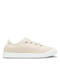 Sneaker Roxy "Bayshore Plus", Damen, Gr. 8(38), beige, Obermaterial:Obermaterial: 98, 95% Walkfrottier / 1, 05% Metall, Futter: 100% Textil, Laufsohle: 100% TPR;, Schuhe Sneaker