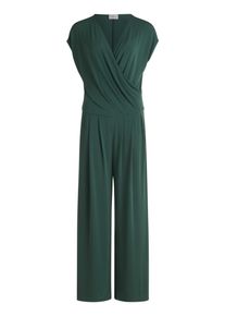 Jumpsuit Vera Mont "Jumpsuit in 7/8 L&auml;nge", Damen, Gr. 44, EURO, gr&uuml;n (bright jungle), Obermaterial: 95% Polyester PES. 5% Elasthan EL., Overalls Jumpsuit