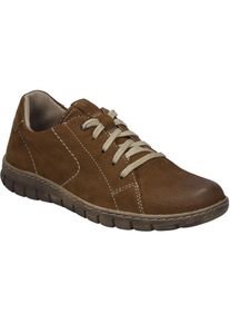 Schn&uuml;rschuh Josef Seibel "Steffi 62, castagne-kombi", Damen, Gr. 45, braun (castagne, kombi), Obermaterial: 100% Rindsleder Leather cow., Schuhe Schn&uuml;rschuh