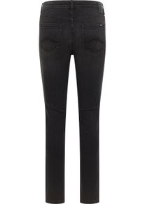 Slim-fit-Jeans Mustang "Damen Style Shelby Slim", Damen, Gr. 32, L&auml;nge 32, 801 schwarz, Denim/Jeans, 79% Baumwolle, 9% Elastomultiester, 9% Lyocell, 3% Elasthan, slim fit, Jeans Slim-fit-Jeans