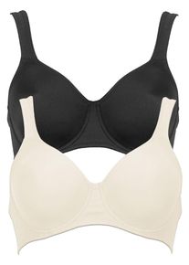 B&uuml;gel-BH Anita "B&uuml;gel BH Twin", Damen, Gr. 75, Cup C, bunt (champagner schwarz), Obermaterial: 70% Polyamid PA. 30% Elasthan EL., BHs B&uuml;gel-BH