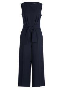 Jumpsuit Betty Barclay "Jumpsuit mit Eingrifftaschen", Damen, Gr. 48, EURO, blau (dunkelblau), Obermaterial: 86% Polyester PES. 14% Elasthan EL., Overalls Jumpsuit
