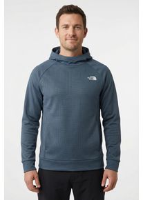 Kapuzenpullover The North Face "M REAXION 2.0 HOODED SWEATER", Herren, Gr. M, granite grau schwarz heather, Obermaterial: 100% Polyester, Pullover Kapuzenpullover, f&uuml;r Fitness und sportliche Aktivit&auml;ten, leichtes Material