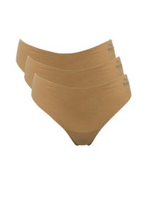 String MY BASIC "Free cut string", Damen, Gr. S, rosa (powder), Obermaterial: 90% Baumwolle, 10% Elasthan, unifarben, k&ouml;rpernah, Unterhosen String, basic, eng, elastisch, bequem, weich, mit Logo, Baumwollmix