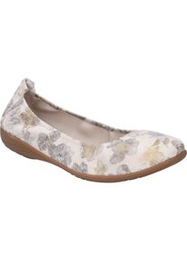 Ballerina Josef Seibel "Fenja 01, creme-multi", Damen, Gr. 37, beige (creme, multi), Obermaterial: 100% Rindsleder Leather cow., Schuhe Ballerina