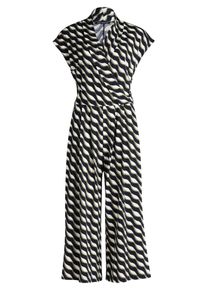 Jumpsuit Betty Barclay "Jumpsuit mit Eingrifftaschen", Damen, Gr. 46, EURO, blau (dunkelblau, gr&uuml;n), Obermaterial: 95% Polyester PES. 5% Elasthan EL., Overalls Jumpsuit