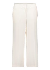 Culotte Betty Barclay "Culotte unifarben", Damen, Gr. 38, EURO, wei&szlig; (rohwei&szlig;), Obermaterial: 96% Polyester PES. 4% Elasthan EL., Hosen Culotte