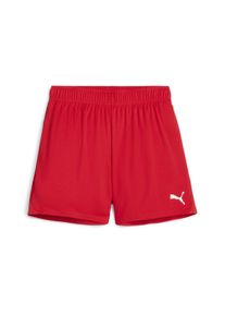 Trainingsshorts Puma "TEAMGOAL SHORTS WMNS", Damen, Gr. L, N-Gr, rot (Puma rot, Puma wei&szlig;), Interlock, Obermaterial: 100% Polyester, unifarben, regular fit kniefrei, Hosen Trainingsshorts, aus Interlock-Material, kniefrei, sportlicher Stil