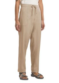 Outdoorhose Jack Wolfskin "MONTERO PANTS W", Damen, Gr. L (42/44), Normalgr&ouml;&szlig;en, oat, Obermaterial: 100% LYOCELL. Futter: 100% POLYESTER, Hosen Outdoorhose
