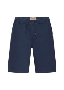 Chinoshorts Blend "Chinoshorts BHMTirel", Herren, Gr. M, N-Gr, blau (marineblaus), Obermaterial: 98% Baumwolle CO. 2% Elasthan EL., Hosen Chinoshorts