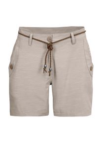 G.I.G.A. by Killtec Shorts "GS 89 WMN SHRTS", Damen, Gr. 46, Normalgr&ouml;&szlig;en, beige (hellbeige), Obermaterial: 65% Baumwolle, 30% Polyester, 5% Elasthan;Futter: 100% Polyester, G.I.G.A. DX BY KILLTEC, Hosen Shorts, Schnelltrocknende Damen Shorts mit Comfort-Stretch und Kordelg&uuml;rtel