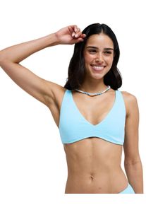 Triangel-Bikini-Top Roxy "Roxy Palm Dreams", Damen, Gr. L, Cup B, tanager turquoise, Obermaterial: 92% Microfaser, 8% Elasthan;, Bikini-Oberteile Triangel-Bikini-Top