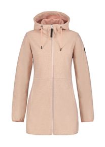 Strickjacke Icepeak "D STRICKFLEECEJACKE ALZEY", Damen, Gr. S, pink, Obermaterial: 100% Polyester, hoch geschlossener Ausschnitt, verstellbar, Strickjacken Strickjacke, Wasserabweisend & Atmungsaktiv & Windabweisend