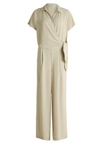 Jumpsuit Cartoon "Jumpsuit mit Bindeg&uuml;rtel", Damen, Gr. 42, EURO, gr&uuml;n (elm), Obermaterial: 100% Polyester PES., Overalls Jumpsuit