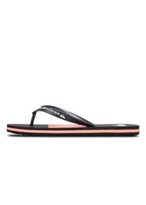 Sandale Quiksilver "Molokai Stripe 25", Herren, Gr. 13(46), fiery coral bloofade, Obermaterial:Obermaterial: Synthetikmaterial / Au&szlig;ensohle: Gummi;, Schuhe Sandale