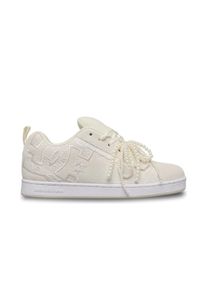 Sneaker DC Shoes "Court Graffik", Damen, Gr. 6(37), wei&szlig;, lace, Obermaterial:55, 91% Leder, 38, 75% Synthetik, 5, 34% Microfaser;, Schuhe Sneaker